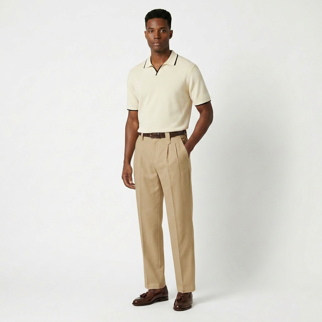 Rivaclo | Pantalon classique à jambes droites pour homme