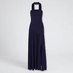 Rivaclo | Femme Robe Maxi Drapée Sans Bretelles – Silhouette Sculptée
