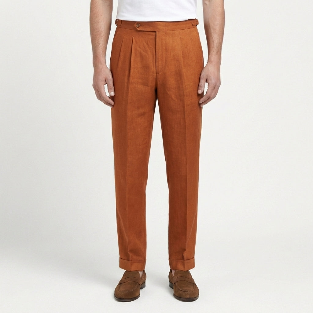 Rivaclo | Pantalon en lin Portofino pour homme