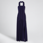 Rivaclo | Femme Robe Maxi Drapée Sans Bretelles – Silhouette Sculptée