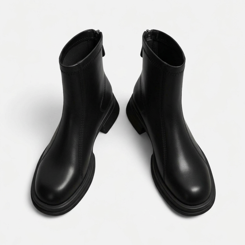 Rivaclo | Bottines Femme en Cuir – Design Moderne Épuré Cheville