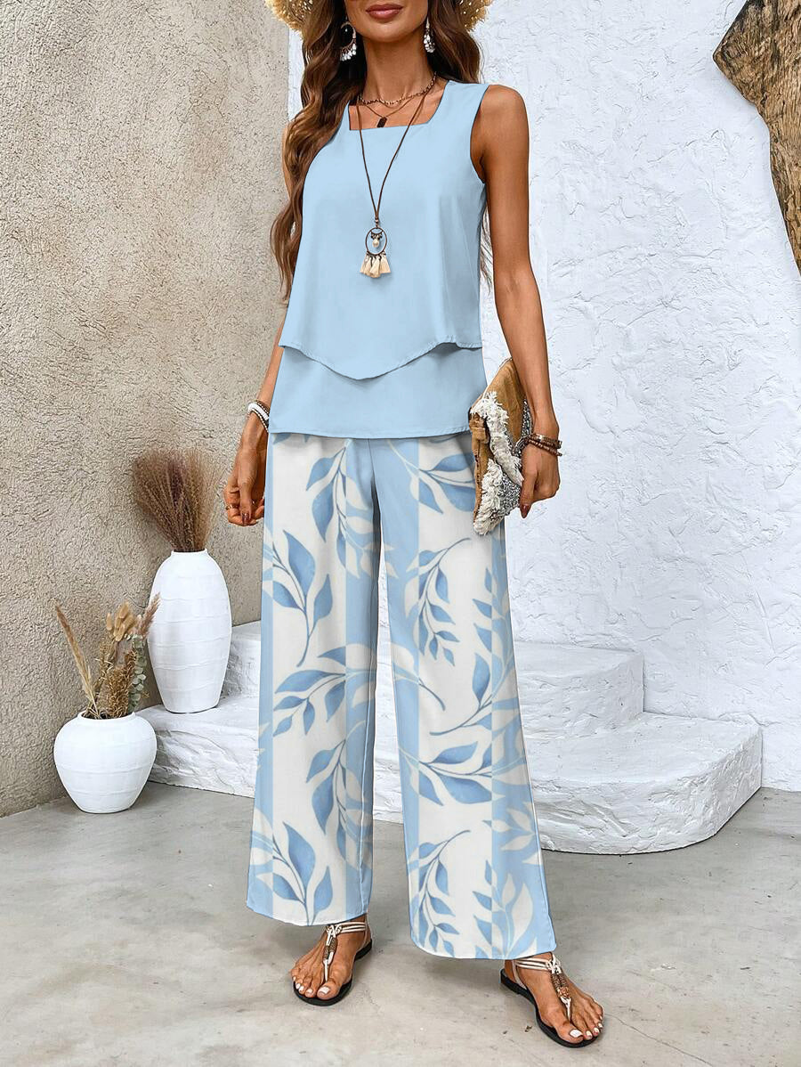 Albane | Ensemble Pantalon Fluide