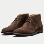 Rivaclo | Bottines chukka en cuir marron pour homme