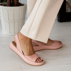 Coralie | Sandales Jaunes Ouvertes