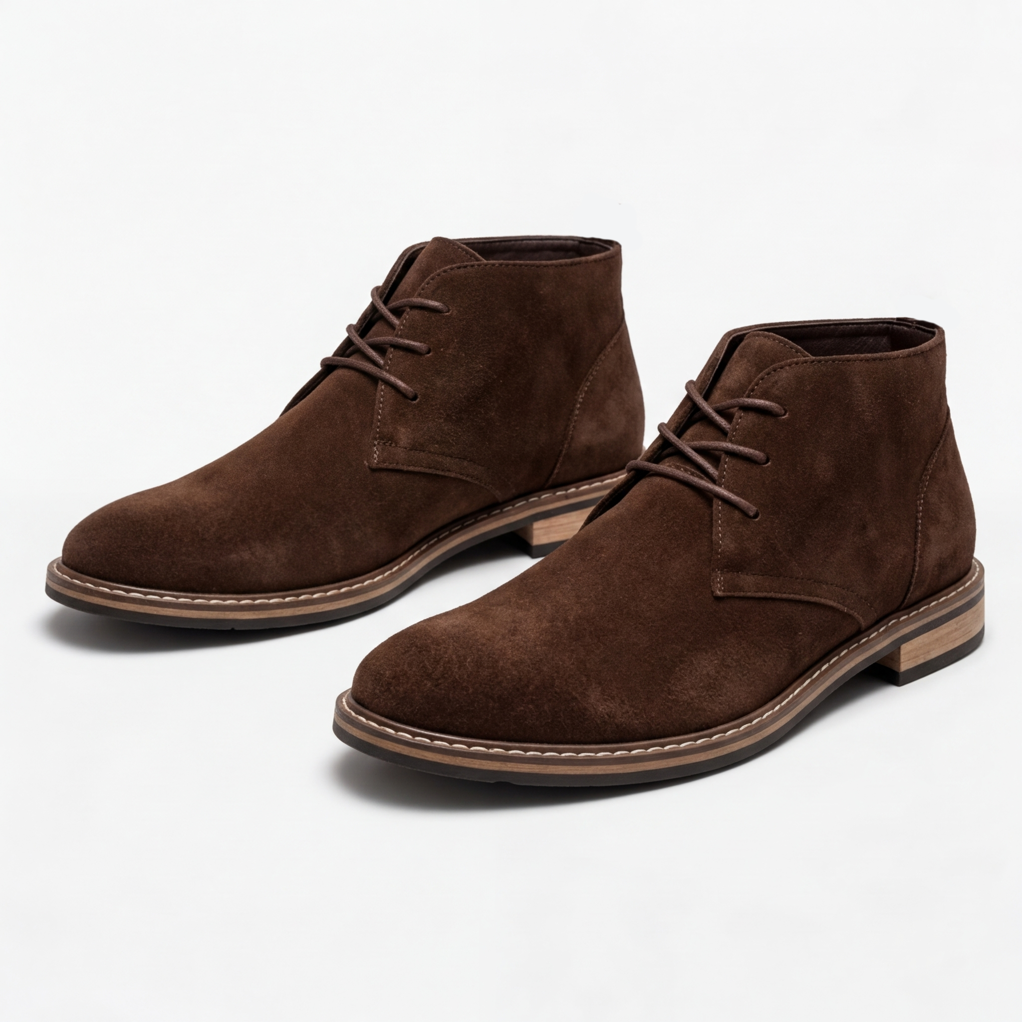 Rivaclo | Bottes Chukka Homme à Lacets en Cuir – Forme Classique