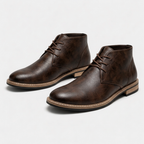 Rivaclo | Bottes Chukka Homme à Lacets en Cuir – Forme Classique