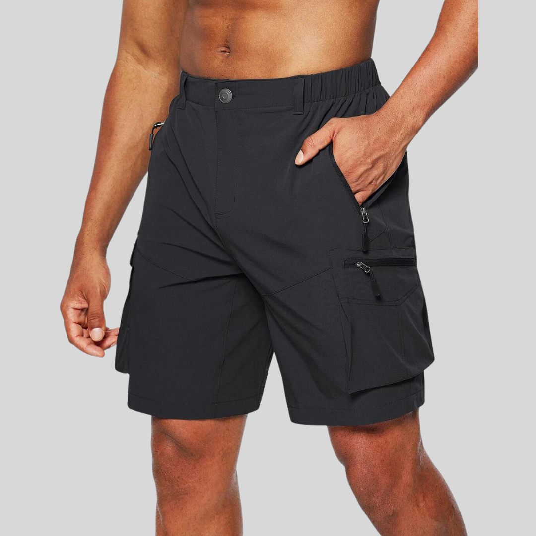 Nathan | Short Cargo à Poches Zippées