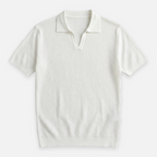 Rivaclo | Men's Textured Polo – Short Sleeves Slim Fit