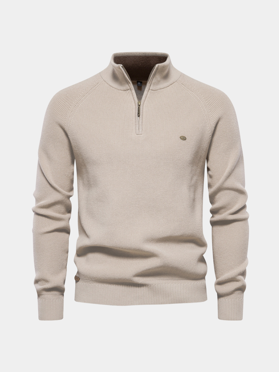 Pull homme automne maille douce col rond