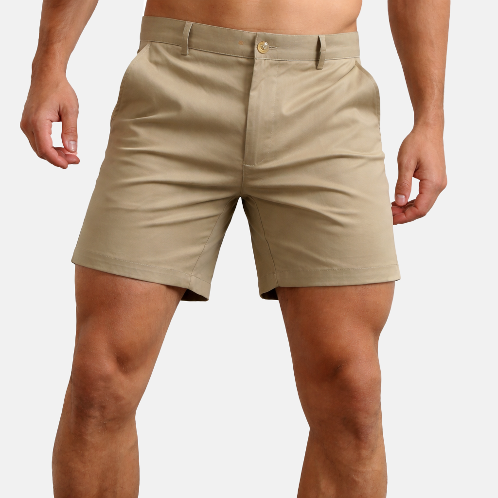 Rivaclo | Men's slim fit chino shorts – classic style