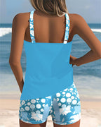 Sidonie | Tankini Fleuri Deux Pièces
