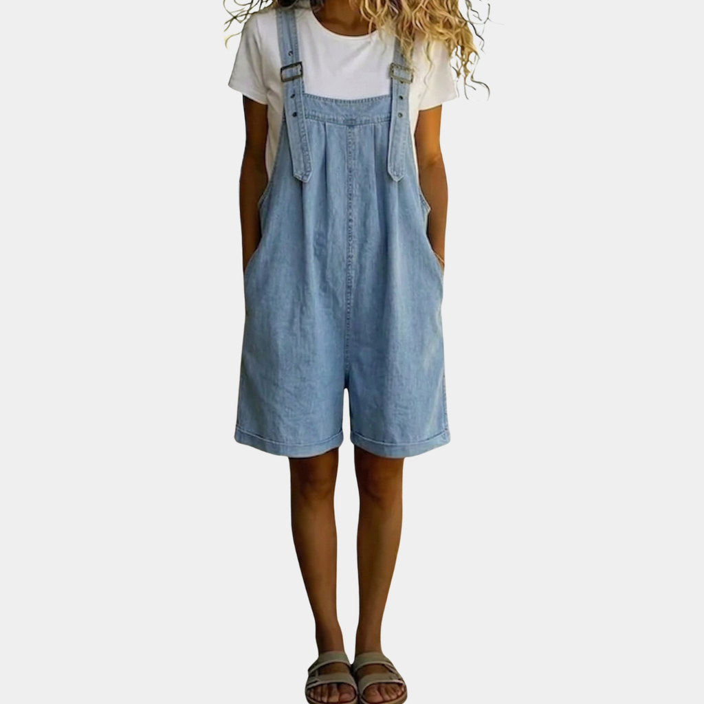 Océane | Salopette Short Denim