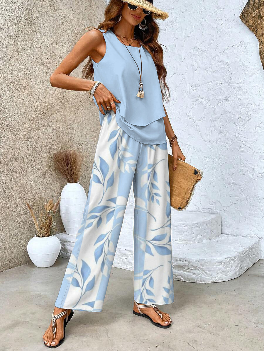 Albane | Ensemble Pantalon Fluide