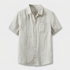 Rivaclo | Men's Short Sleeve Shirt and Shorts Set – Summer White Black
