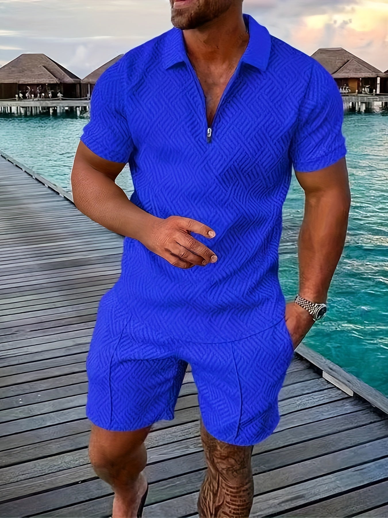 Bruno | Ensemble Chemise Short Homme