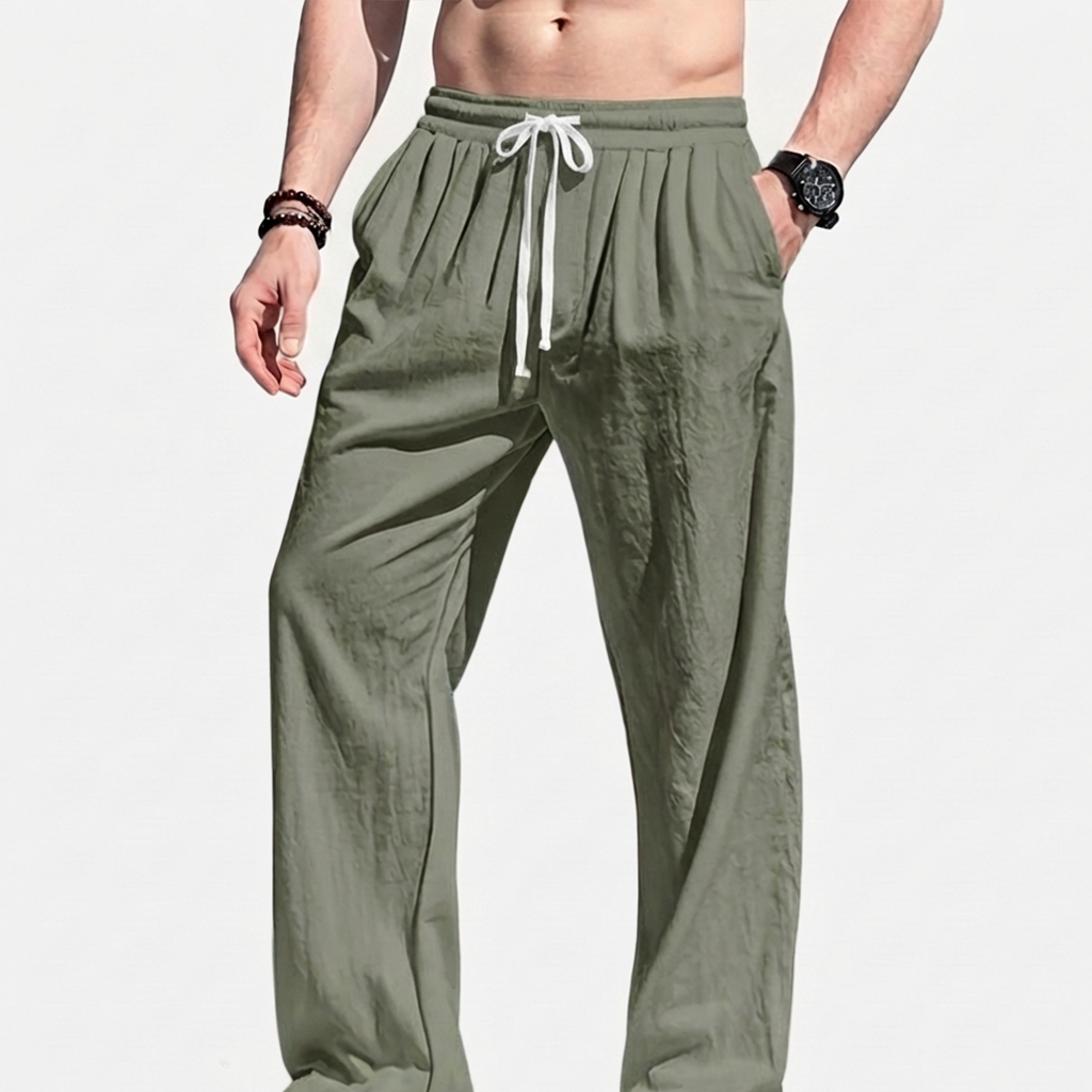 Rivaclo | Men's elastic waist pants – baggy loose fit