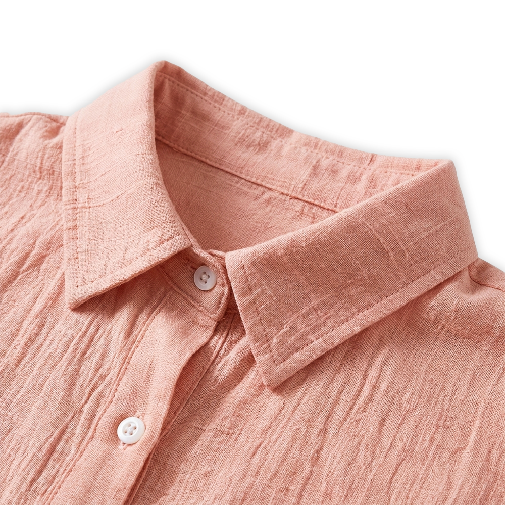 Rivaclo | Women's Button-Up Shirt – Short Sleeves with Classic Collar