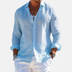 Rivaclo | Men's casual button-up shirt – linen style