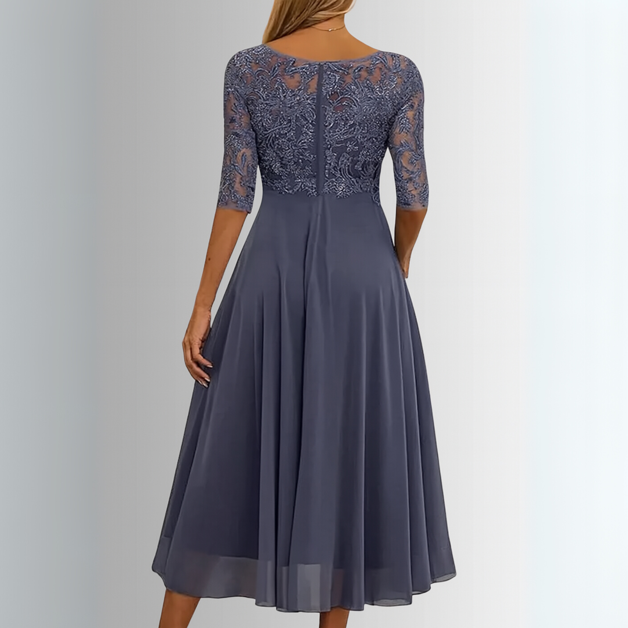 Camille | Robe Longue en Dentelle