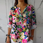 Emma | Blouse Fleurie Colorée