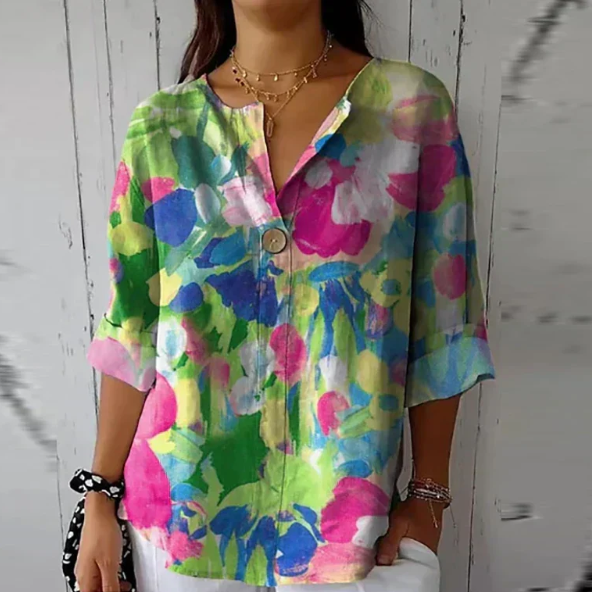 Emma | Blouse Fleurie Colorée