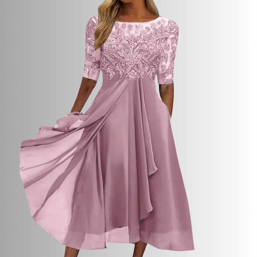 Camille | Robe Longue en Dentelle
