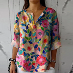 Emma | Blouse Fleurie Colorée
