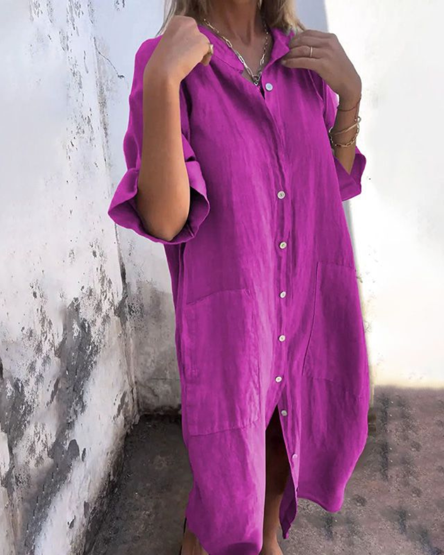 Aurore | Robe Chemise Bohème