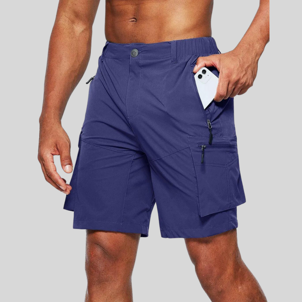 Nathan | Short Cargo à Poches Zippées