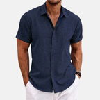 Rivaclo | Men's shirt for linen effect – modern summer style