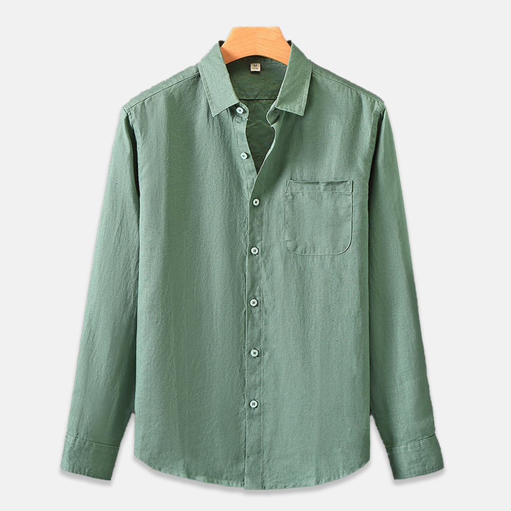 Rivaclo | Men's long sleeve shirt – classic buttoned style