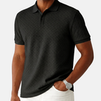 Rivaclo | Men's buttoned collar polo – short sleeves classic fit