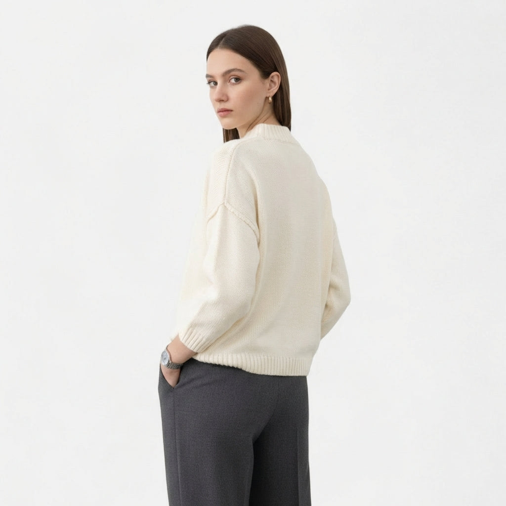 Rivaclo | Cardigan boutonné en maille pour femme