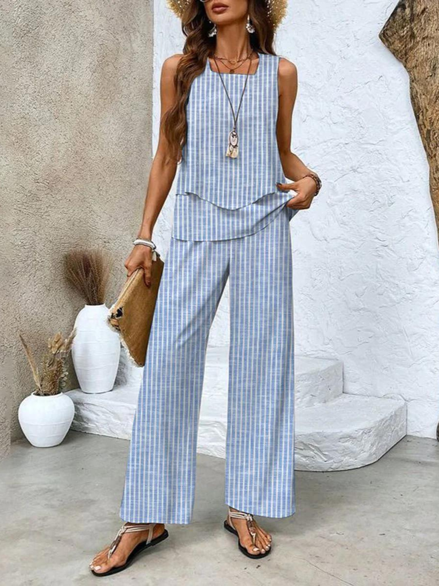 Albane | Ensemble Pantalon Fluide