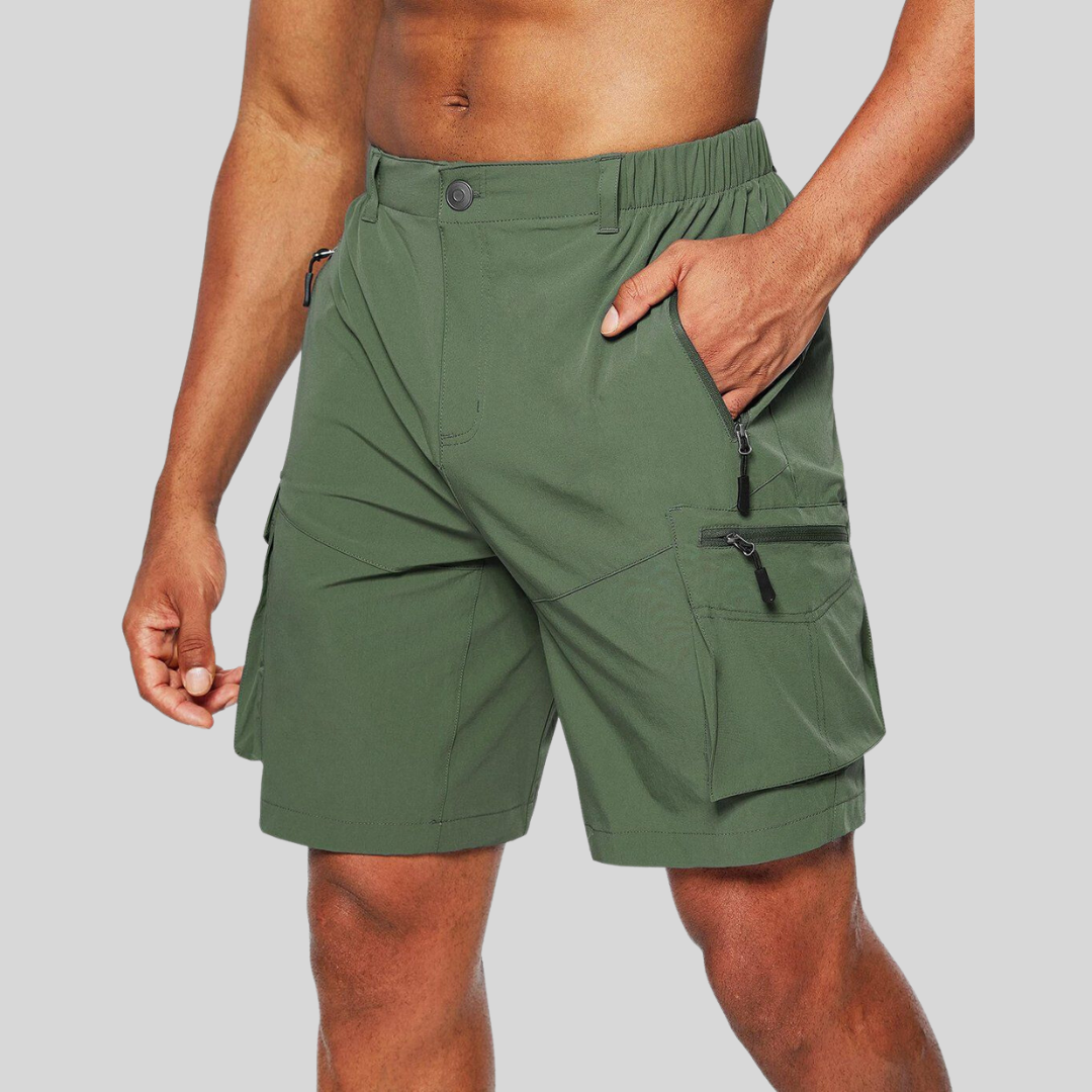 Nathan | Short Cargo à Poches Zippées