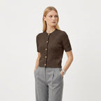 Rivaclo | Women's button cardigan – Clean layered style