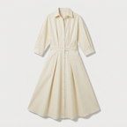 Rivaclo | Femme Robe Maxi à Col V – Motif à Pois