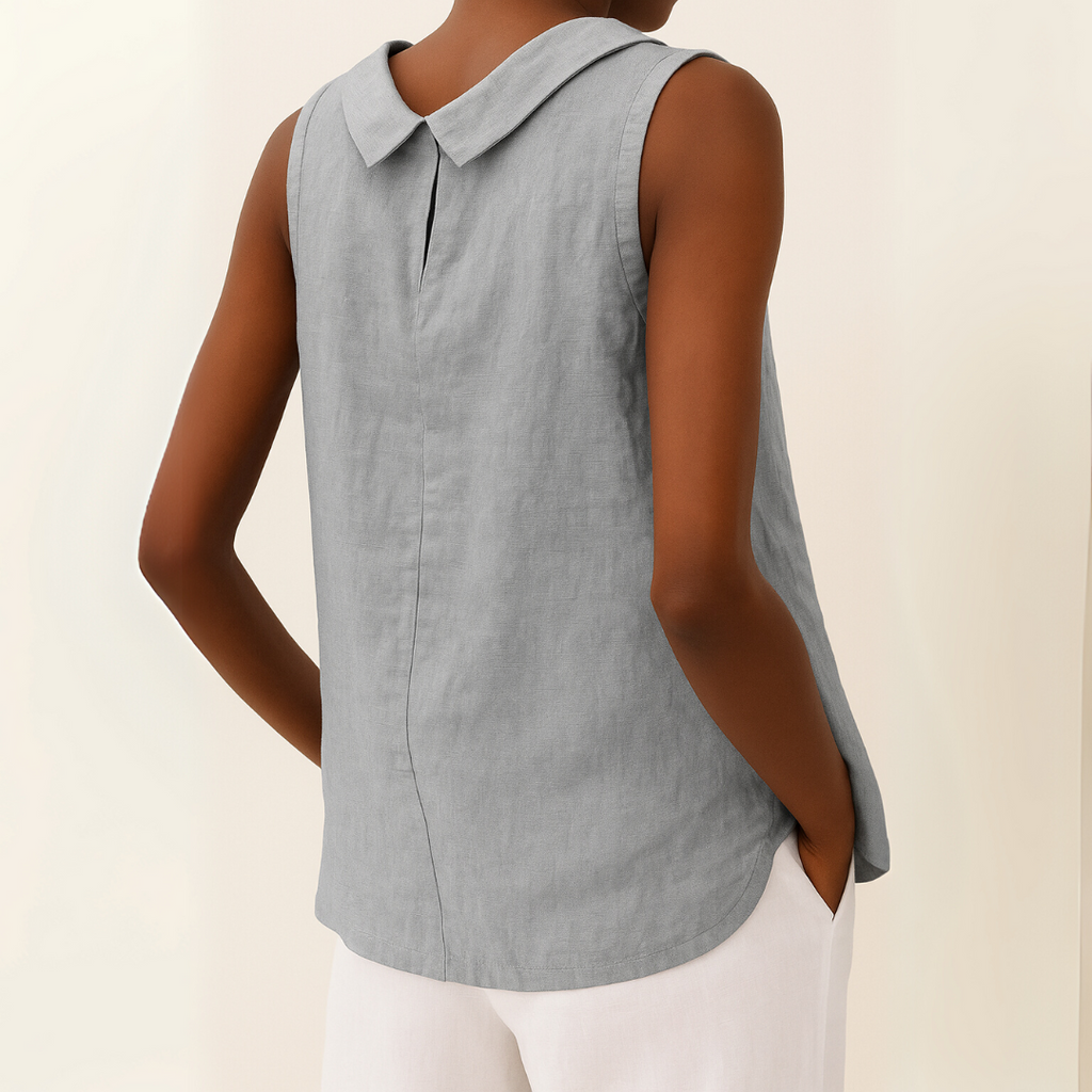 Claire | Top Sans Manches Col Roulé