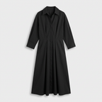 Rivaclo | Femme Robe Maxi à Col V – Motif à Pois
