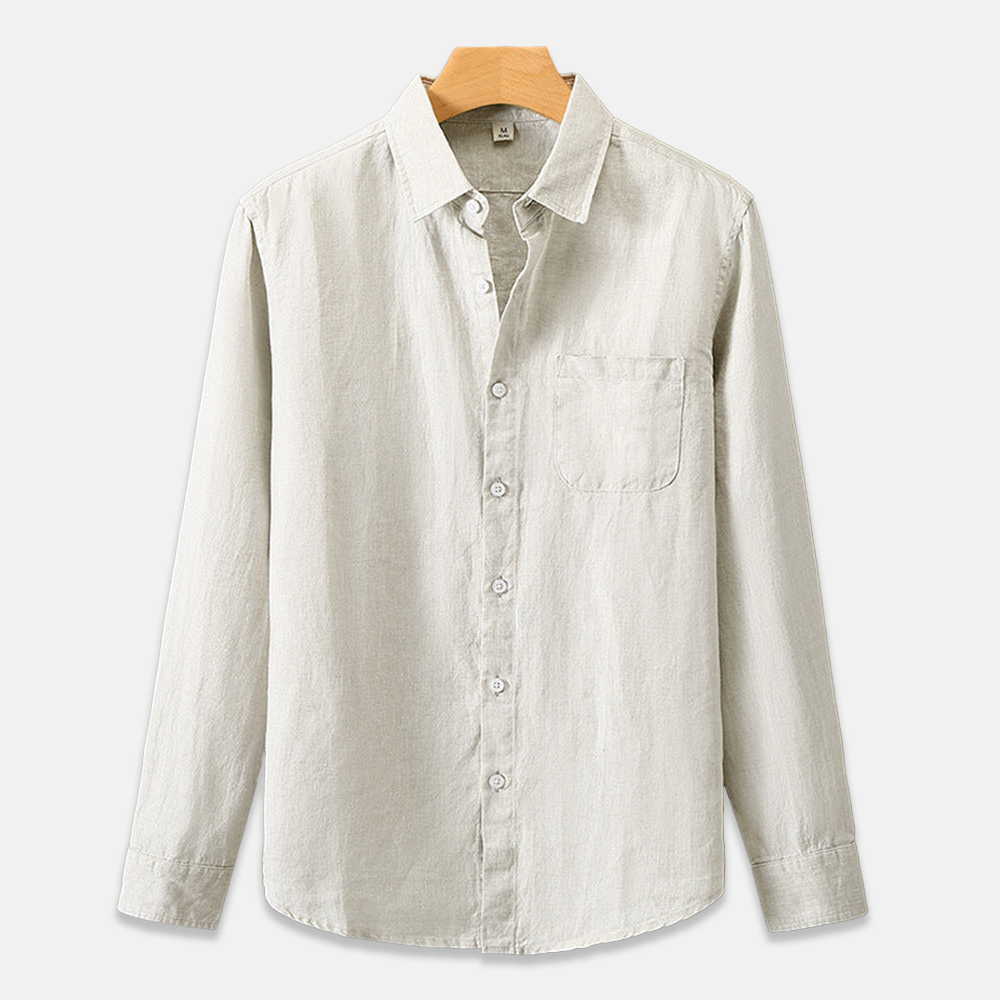 Rivaclo | Men's long sleeve shirt – classic buttoned style