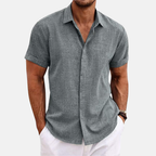 Rivaclo | Men's shirt for linen effect – modern summer style