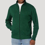 Veste homme printemps légère zippée ville — Vert