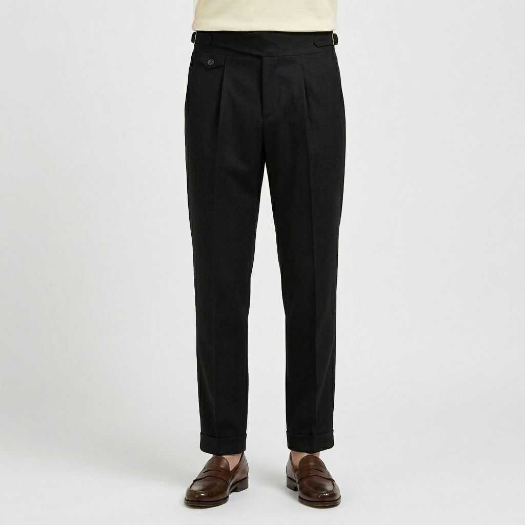 Rivaclo | Pantalon à pinces traditionnel pour homme