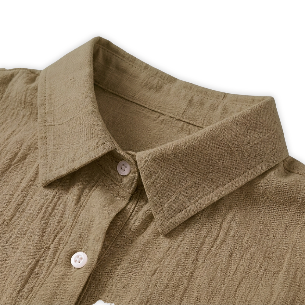 Rivaclo | Women's Button-Up Shirt – Short Sleeves with Classic Collar