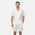 Rivaclo | Men's two-piece set – short sleeve shirt and shorts