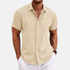 Rivaclo | Men's shirt for linen effect – modern summer style