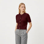 Rivaclo | Women's button cardigan – Clean layered style