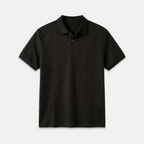 Rivaclo | Men's buttoned collar polo – short sleeves classic fit
