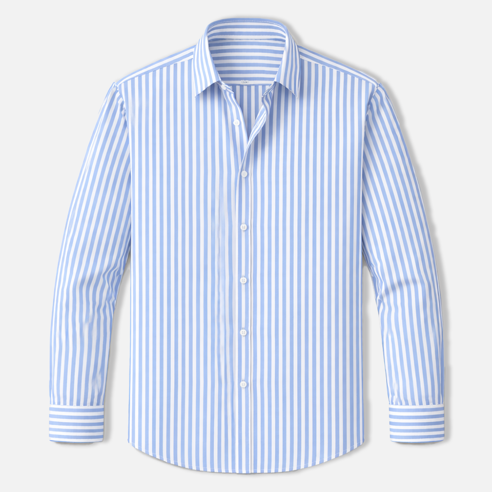 Rivaclo | Men's Fitted Striped Shirt – Long Sleeves