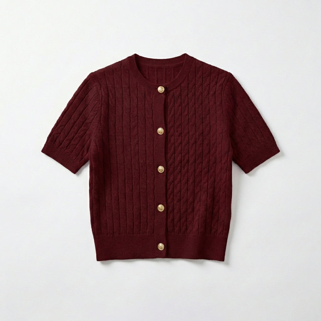 Rivaclo | Women's button cardigan – Clean layered style